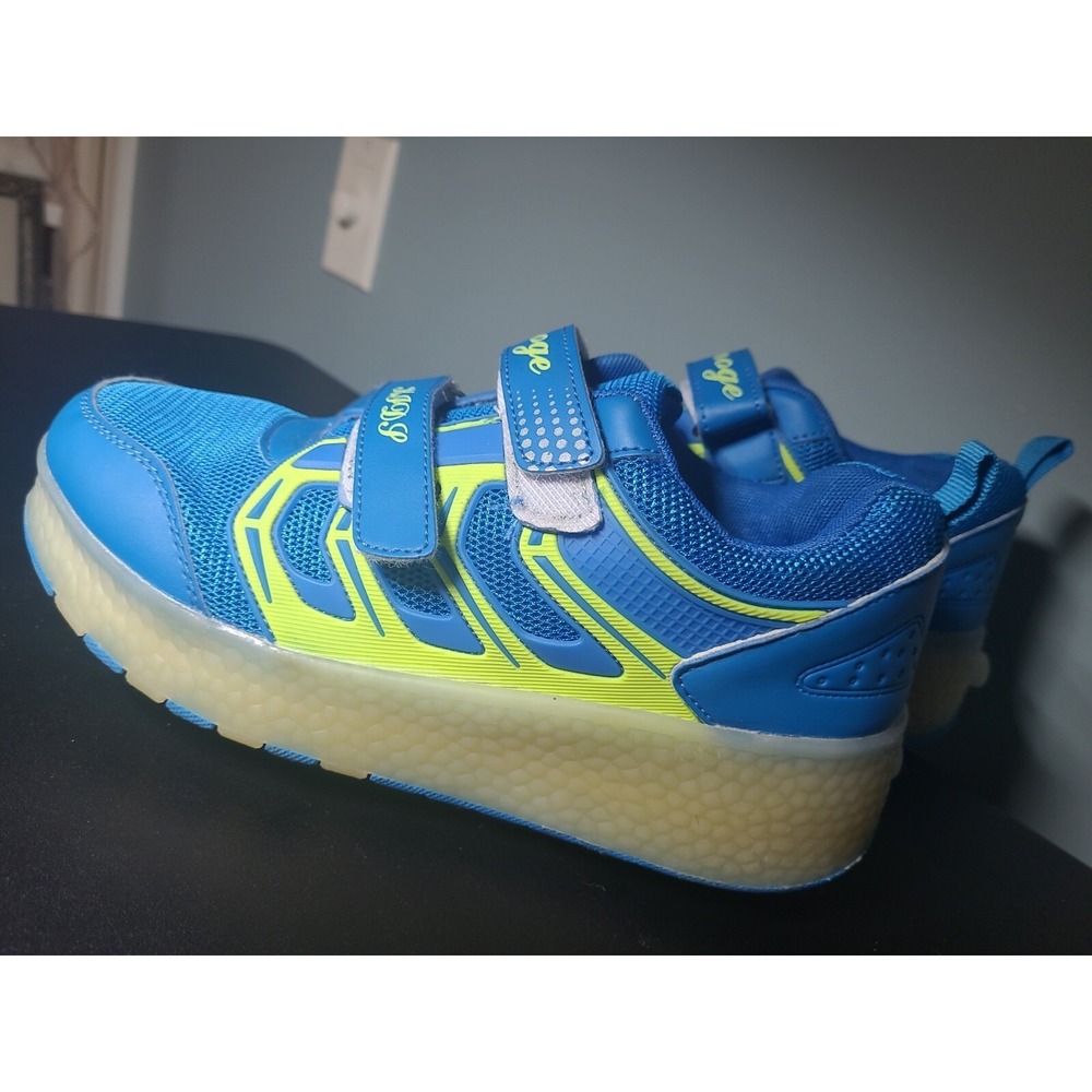 Aimoge Kids Shoes Fashion Sneakers, Blue, Heelies Skate Combo - Picture 2 of 7